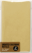 Voyager Undated Calendar Refill (2-Pack)