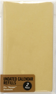 Voyager Undated Calendar Refill (2-Pack) - Peter Pauper Press, Inc (Creator)