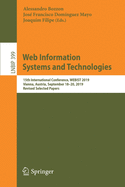 Web Information Systems and Technologies: 15th International Conference, Webist 2019, Vienna, Austria, September 18-20, 2019, Revised Selected Papers