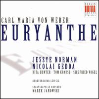 Weber: Euryanthe - Harald Neukirch (tenor); Jessye Norman (soprano); Nicolai Gedda (tenor); Renate Krahmer (soprano);...