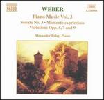 Weber: Piano Music, Vol. 3