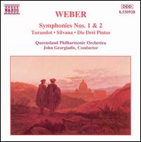 Weber: Symphonies Nos. 1 & 2 - Queensland Philharmonic Orchestra; John Georgiadis (conductor)