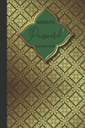 Website Password Logbook: Internet Password Logbook Large Print With Tabs - Thai Pattern Background Cover