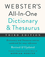 Webster's All-In-One Dictionary and Thesaurus, Third Edition