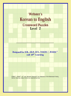 Webster's Korean to English Crossword Puzzles: Level 2