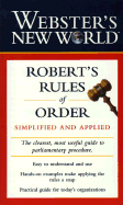 Webster's New World Robert's Rules of Order Simplified and Applied