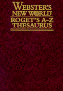 Webster's New World Rogets A-Z Thesaurus