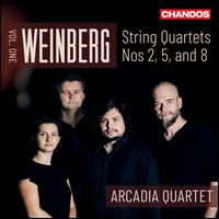 Weinberg, Vol. 1: String Quartets Nos. 2, 5, and 8 - Arcadia Quartet