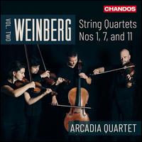 Weinberg, Vol. 2: String Quartets Nos. 1, 7, and 11 - Arcadia Quartet