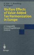 Welfare Effects of Value-Added Tax Harmonization in Europe: A Computable General Equilibrium Analysis