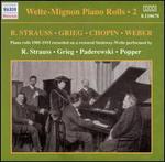 Welte-Mignon Piano Rolls, Vol. 2: R. Strauss, Grieg, Chopin, Weber