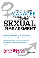 What Every Manager Needs to Know about Sexual Harassment