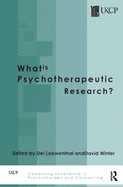 What Is Psychotherapeutic Research?