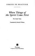 When Things of the Spirit Come First