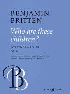 Who Are These Children: High Voice & Piano