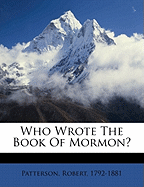 Who Wrote the Book of Mormon?