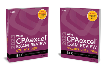Wiley's CPA 2023 Study Guide + Question Pack: Business Environment and Concepts - Wiley