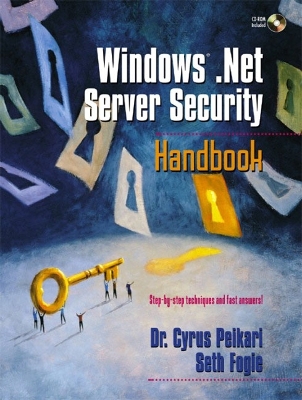 Windows .Net Server Security Handbook - Peikari, Cyrus, MD, and Fogie, Seth