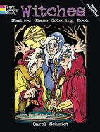 Witches Stained Glass Coloring Book