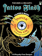 Wizards & Dragons Tattoo Flash: 119 Royalty-Free Designs