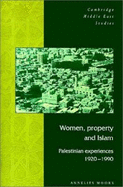 Women, Property and Islam: Palestinian Experiences, 1920-1990