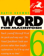 Word 6 Mac VIS QuickStart Guide - Browne, David, and Grief, Adam, and Greif