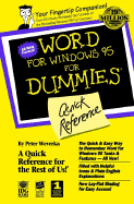 Word for Windows 95 for Dummies: Quick Reference