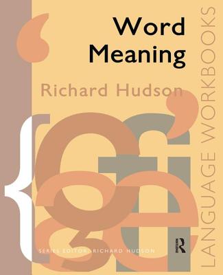 Word Meaning - Hudson, Richard