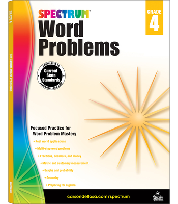 Word Problems, Grade 4: Volume 77 - Spectrum