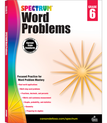Word Problems, Grade 6: Volume 79 - Spectrum