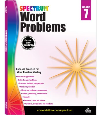 Word Problems, Grade 7: Volume 80 - Spectrum
