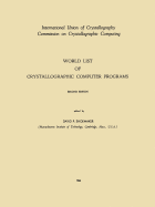 World List of Crystallographic Computer Programs