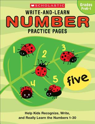 Write-And-Learn Number Practice Pages - Scholastic