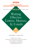 Writing Effective Letters, Memos, and E-mail