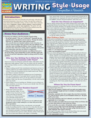 Writing Style & Usage Guide-Compostition - Jacobs, Kathryn
