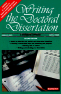 Writing the Doctoral Disseration