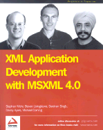 XML Application Development W Ith Msxml 4.0