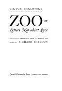 Zoo: Or, Letters Not about Love