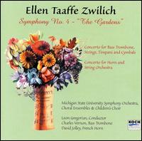 Zwilich: Symphony 4 - David Jolley (french horn); Mark Johnson (tympani [timpani]); Michigan State University Orchestra; Leon Gregorian (conductor)
